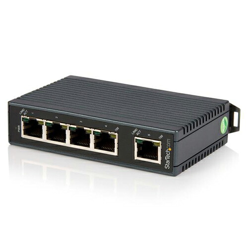 StarTech(スターテック) IES5102 ブラック 産業用スイッチングハブ DINレールに取付け可能 5ポート 10,080円