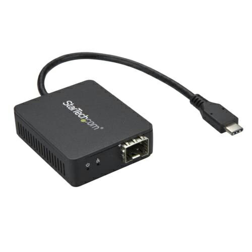 StarTech(スターテック) US1GC30SFP ブラック USB-C - 光ファイバー変換アダプタ オープンSFP|ワンズマート店