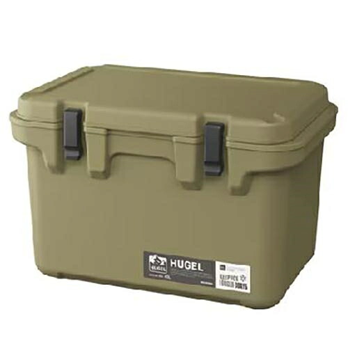アイリスオーヤマ(Iris Ohyama) TC-40 カーキ HUGEL クーラーボックス 40L|ワンズマート店
