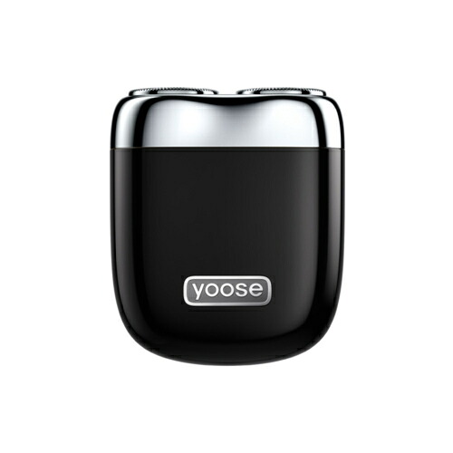YOOSE(ユーセー) ミニシェーバー 電動シェーバー MINI SHAVER BLK MINI2.0BLK 回転式　yoose ユーセー