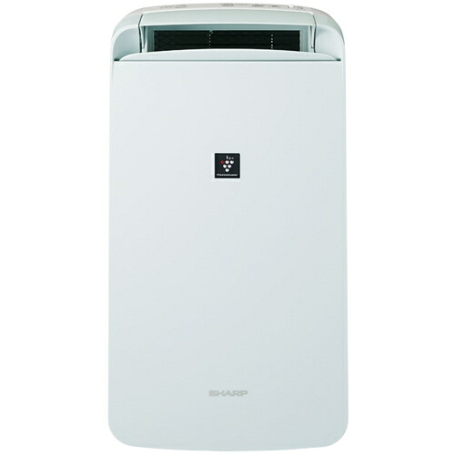 【長期保証付】シャープ(SHARP) CM-T100-W アイスホワイト 冷風･衣類乾燥除湿機 除湿能力 10L/日