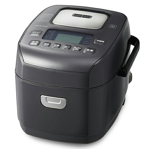 アイリスオーヤマ(Iris Ohyama) RC-PDA30-B ブラック 米屋の旨み 銘柄炊き 圧力IHジャー炊飯器 3合