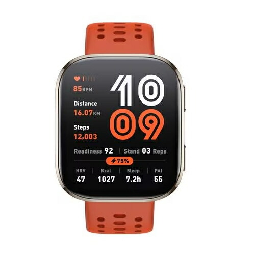 アマズフィット(Amazfit) SP170074-C03 レッド Amazfit Bip6 スマートウォッチ