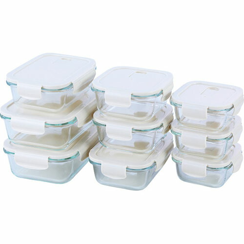マジクック 領域相応う 耐熱瑠璃容れもの ９点仕かける[代引不可] 食器-食器・カトラリー・グラス