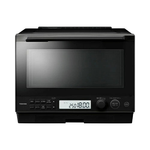 東芝(TOSHIBA) ER-D100YMA-K(ブラック) オーブンレンジ 石窯ドーム 30L ヤマダオリジナルモデル 背面ピッタリ設置 ホワイトバックライト液晶