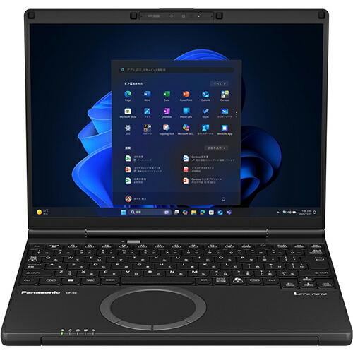 パナソニック(Panasonic) Lets note CF-SC7BDPCR 12.4型 Win11Pro Core Ultra 7 メモリ32GB SSD1TB Officeオプション付 ブラック ノートパソコン|ワンズマート店