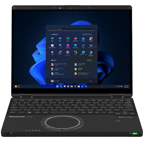 パナソニック(Panasonic) Lets note CF-QR4MDNCR 12.4型 Win11Pro Core i7 メモリ16GB SSD512GB Officeオプション付 ブラック ノートパソコン|ワンズマート店
