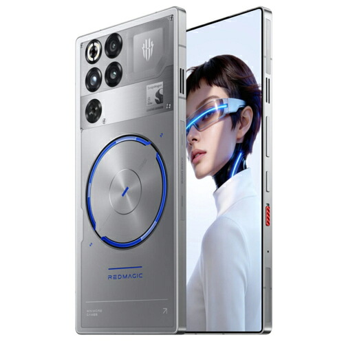 REDMAGIC(レッドマジック) REDMAGIC 11S Pro SV 6.85型有機EL 16GB/512GB REDMAGIC 11S Pro SV Subzero／シルバー SIMフリースマートフォン｜ワンズマート店