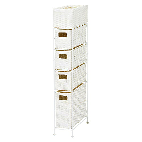 萩原 RAN-2407WH ホワイト チェスト RAN2407WH[代引不可]｜ワンズマート店