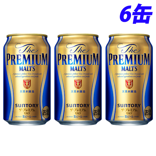 【楽天市場】サントリー プレミアムモルツ 350ml×6缶：よろずやマルシェ