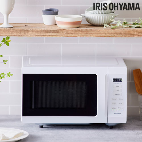 アイリスオーヤマ 単機能電子レンジ 18L ホワイト IMB-F186-W 単機能 レンジ フラット ヘルツフリー『代引不可』 『送料無料（一部地域除く）』