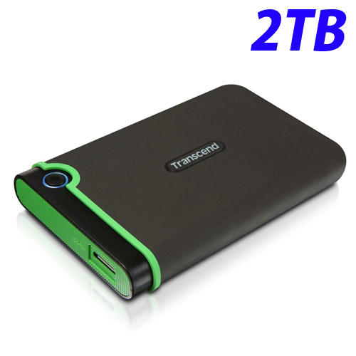 トランセンド USB3.1 2.5インチ ポータブルHDD 耐衝撃 M3シリーズ 2TB TS2TSJ25M3S 外付け ポータブル テレビ録画 【送料無料（一部地域除く）】