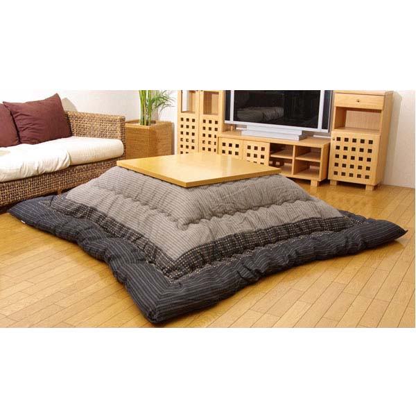 楽天市場】イケヒコ 万葉 こたつ厚掛け布団 205×285cm ブルー [ こたつ