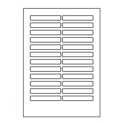 ラベルシール LDW24EB ページプリンタラベル 500（100×5）シート 【代引不可】 【送料無料（一部地域除く）】