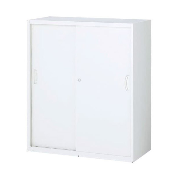 『当店人気商品』 引戸書庫(スチール)(W900×D450×H1050mm) RW45-10S『代引不可』『送料無料（一部地域除く）』