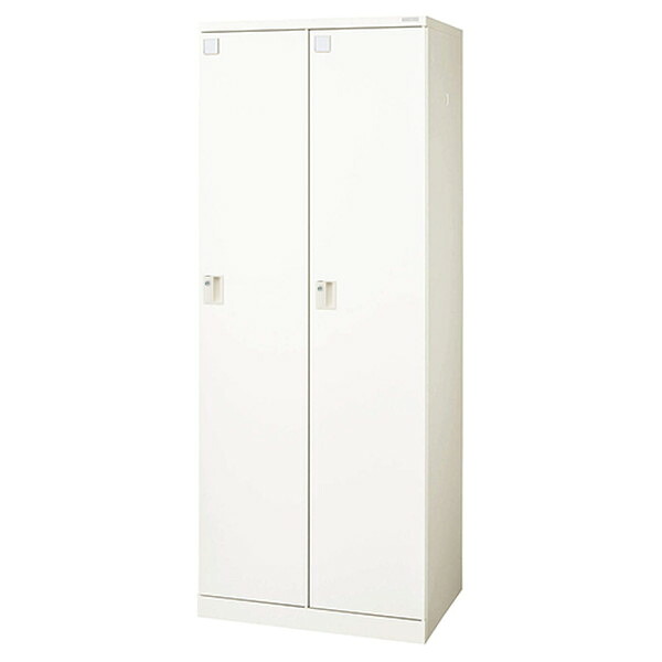 ライオン事務器 ロッカー Locana(ロカーナ) 2人用 内筒交換錠 W700&times;D515&times;H1790mm ホワイト LOC-B21-02WK 『代引不可』 『送料無料（一部地域除く）』｜よろずやマルシェ 51,744円
