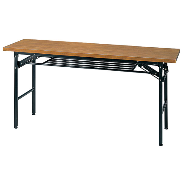 (個人宅＋3300円) タック ミーティングテーブル W1500×D450×H700mm チーク KM1545T-T 会議テーブル 会議室 テーブル 会議 ミーティングルーム 家具 オフィス家具 『代引不可』『送料無料（一部地域除く）』