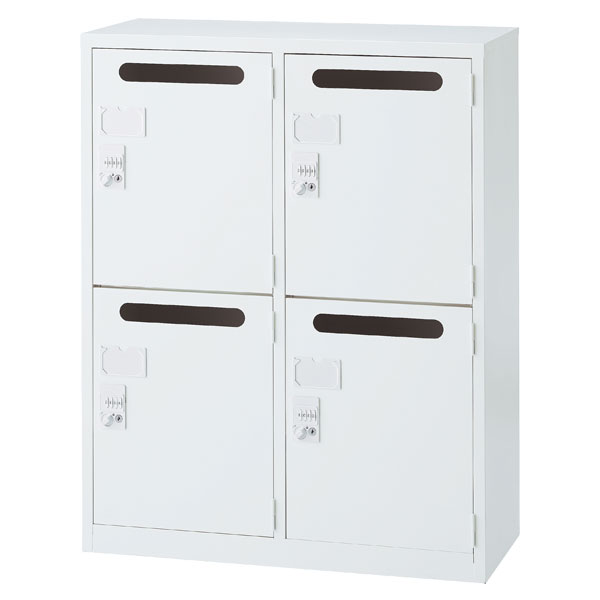 生興 ALZシリーズ パーソナル収納 2列2段 W880×D380×H1110mm ALZ-M34 [ オフィス家具 メールボックス ロッカー 収納家具 ]『代引不可』『送料無料（一部地域除く）』 33,799円