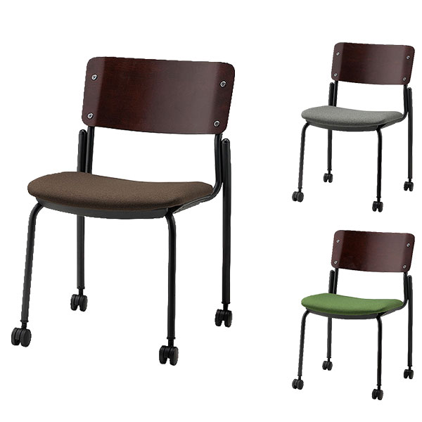 会合女性議長 キャスター付き添い人 座面高43糎 布張り コマーシャル352-MYC『日にち任じる不可』『代引不可』『貨物輸送無料（構成要素地方除く）』