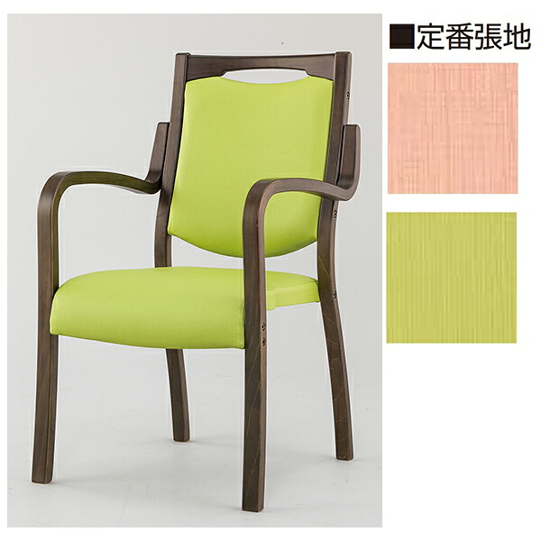 【受注生産品】 アイリスチトセ 食堂 ダイニングチェア フィーノHGシリーズ 定番張地 ダーク W505×D590×H875(SH420)mm FNHG-F-D 【代引不可】 【送料無料（一部地域除く）】