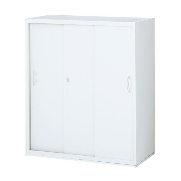 生興 クウォール システム収納庫 3枚引戸書庫 W900×D400×H1050 RW4-310S『代引不可』『送料無料(一部地域除く)』|よろずやマルシェ