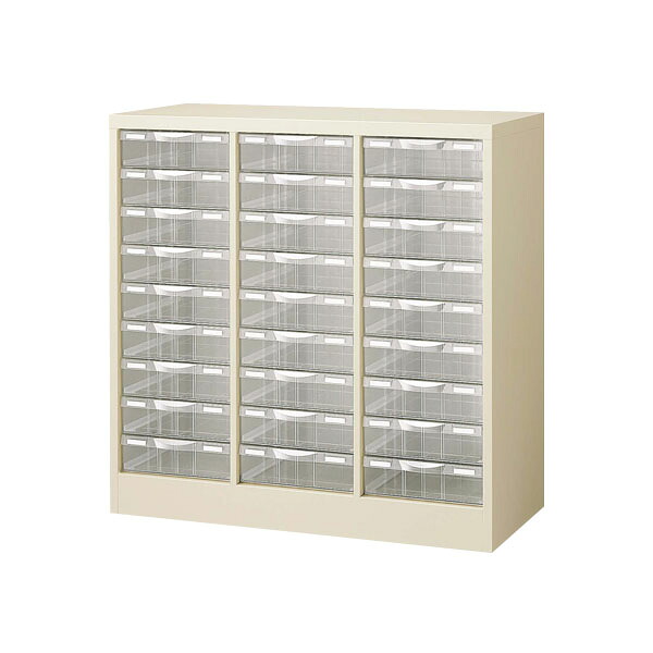 生興 B4判整理ケース B4判床置型 プラスチック引出し W880×D400×H880 B4G-P309L 『代引不可』『送料無料（一部地域除く）』