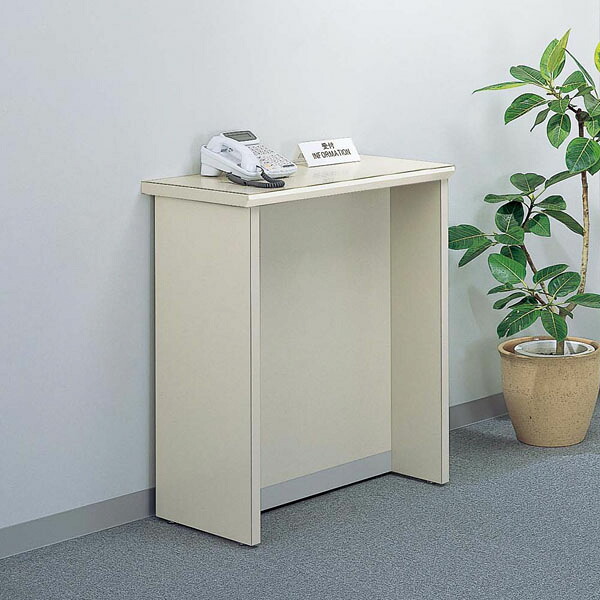 生興 インフォメーションカウンター 無人タイプ(ニューグレー) BIFシリーズ W800&times;D420&times;H900 BIF-80G『代引不可』『送料無料（一部地域除く）』｜よろずやマルシェ
