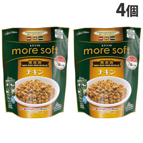 ペティオ Add.Mate more soft チキン シニア 7歳以上用 600g×4個 ドッグフード 犬用 アドメイト モアソフト 総合栄養食 『送料無料（一部地域除く）』