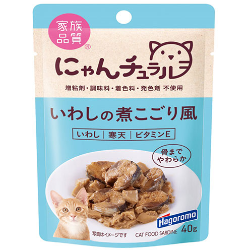 にゃんチュラル パウチ さばのフレーク ( 40g×96セット ) にゃんチュラル さばのフレーク パウチ 40g はごろもフーズ