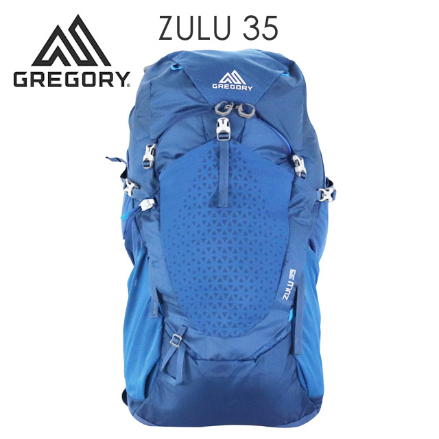 Gregory グレゴリー Zulu35 ズール 35l Zulu35 コスメ M L 文房具 エンパイアブルー Empire Blue バックパック リュックサック よろずやマルシェ 荷重バランスに優れ 背面に高通気性フリーフロートサスペンションを搭載した グレゴリーの登山リュック