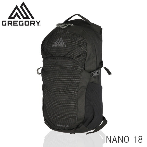 グレゴリー 背嚢 デイパック ナノ 18L オプティックブラック GREGORY NANO 18『貨物輸送無料（構成要素地方除く）』