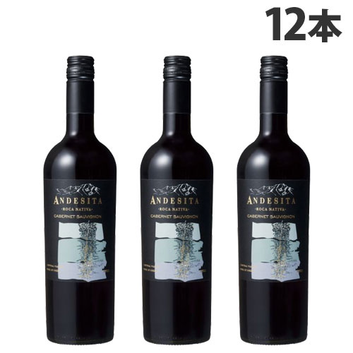 アンデシータ カベルネソーヴィニヨン 赤 750ml×12本 【送料無料(一部地域除く)】|よろずやマルシェ