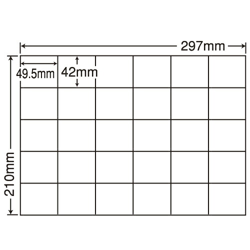 ラベルシール 東洋印刷 C30PF 再剥離タイプ A4 100シート×5箱 【代引不可】 【送料無料（一部地域除く）】 8,736円
