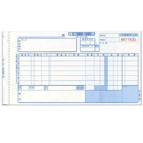 NHE-A5S家電整理統合勘定書き 手描き用 9・1/2×5【代引不可】【貨物輸送無料（構成要素一画除く）】