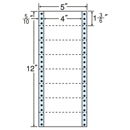 ラベルシール MX5A タックシール (連続ラベル) レギュラータイプ 500折×2 【代引不可】 【送料無料（一部地域除く）】