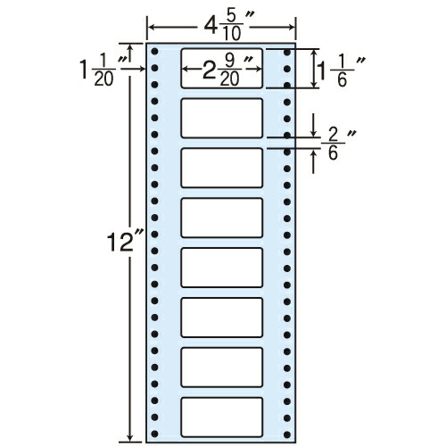 ラベルシール MM4D タックシール (連続ラベル) レギュラータイプ 500折×2 【代引不可】 【送料無料（一部地域除く）】