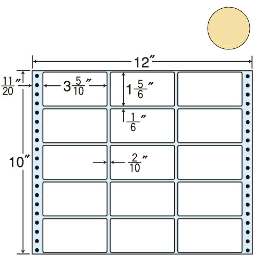 ラベルシール 東洋印刷 M11BPP タックシール (連続ラベル) カラータイプピンク 500折 【代引不可】 【送料無料（一部地域除く）】