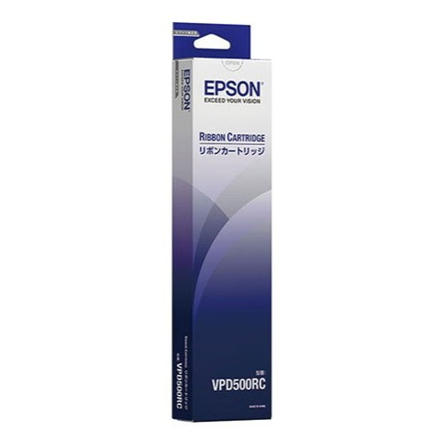 EPSON VPD500RC 純正品 リボンカートリッジ 黒 1セット(6本)『代引不可』『送料無料(一部地域除く)』|よろずやマルシェ