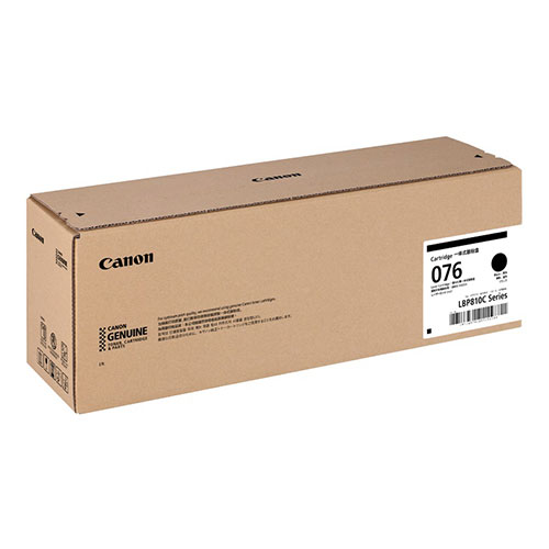 CANON 完全無欠 トナーカートリッジ 076 黒いこと『代引不可』『貨物輸送無料（構成要素一画除く）』