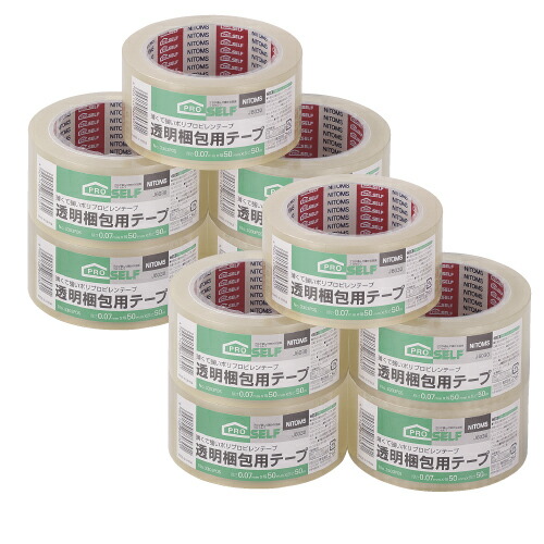 透明梱包用テープ カッター無し 50巻 【送料無料（一部地域除く）】 7,685円