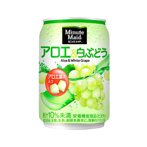 コカ・コーラ ミニッツメイド アロエ&白ぶどう 280ml×72缶 缶ジュース 飲料 ソフトドリンク 果実ジュース『送料無料(一部地域除く)』