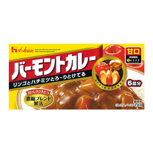 ハウス バーモントカレー 甘口 230g