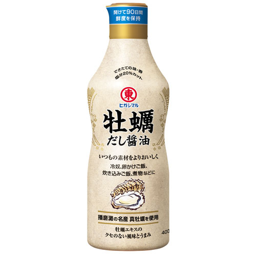 ヒガシマル 牡蠣だし醤油 400ml