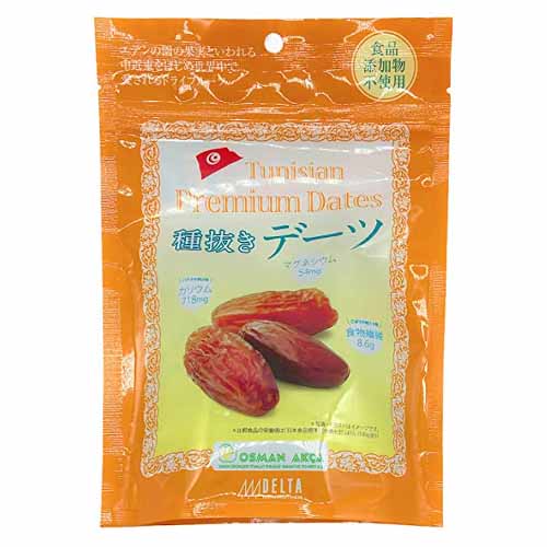 新商品 デルタインターナショナル チュニジア産 種抜デーツ 180g お菓子 おやつ おつまみ ドライナッツ ドライデーツ ナツメヤシの実 Www Tonna Com