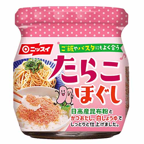 楽天市場 日本水産 たらこほぐし 50g ふりかけ ご飯のお供 ご飯のとも まだらの卵 よろずやマルシェ