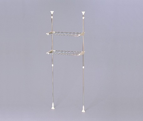 アイリスオーヤマ ランドリーラック ステンレス 突っ張り(ベージュ) STL－270 【返品・キャンセル不可】 246211