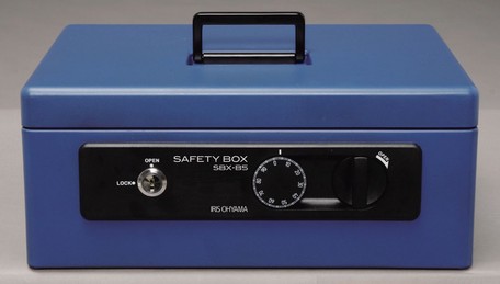 アイリスオーヤマ 手提げ御金蔵 SBX-B5 青み 【返品・取りやめる不可】 558231