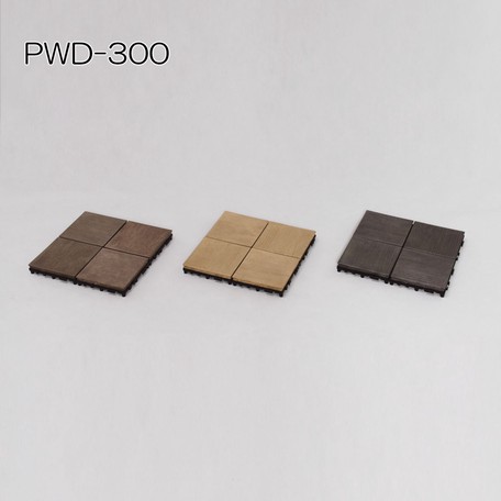 アイリスオーヤマ　プレミアウッドパネルデッキ　300×300mm　PWD-300　グレー　1セット(10点)　【返品・キャンセル不可】　182415