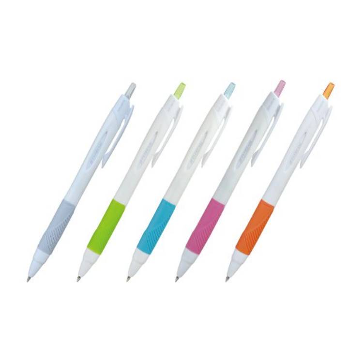 【名入れ無料】白軸ジェット機流れ0.7粍 三菱ボールペン 三菱鉛筆 100本入 筆記用具 文具 販促装置 販促 出来事 粗品 ノベルティ 名入れ