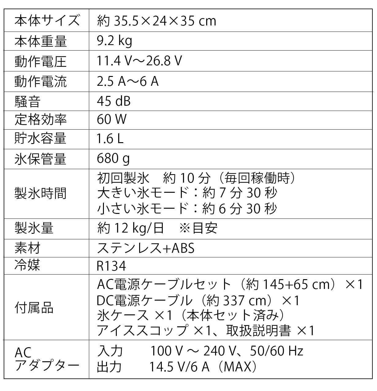 製氷機家庭用高速氷こおりクラッシュアイス車載最短6分小型洗浄高速製氷氷サイズ2種類自動製氷機製氷器時短調理器具アウトドアアイスICEMaker緊急災害時